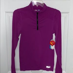 Ladies Fila running shirt..medium..purple..NWT
